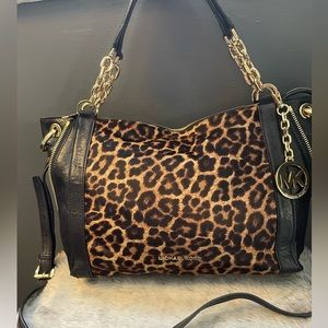 Michael Kors Rare Large Stanthorpe Calf-Hair 2 Way NWOT